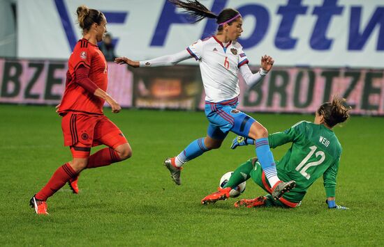 Football. UEFA Women's Euro 2017 qualifier. Russia vs. Germany
