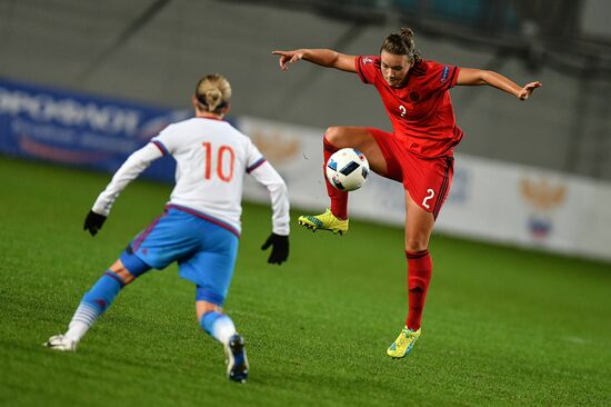 Football. UEFA Women's Euro 2017 qualifier. Russia vs. Germany