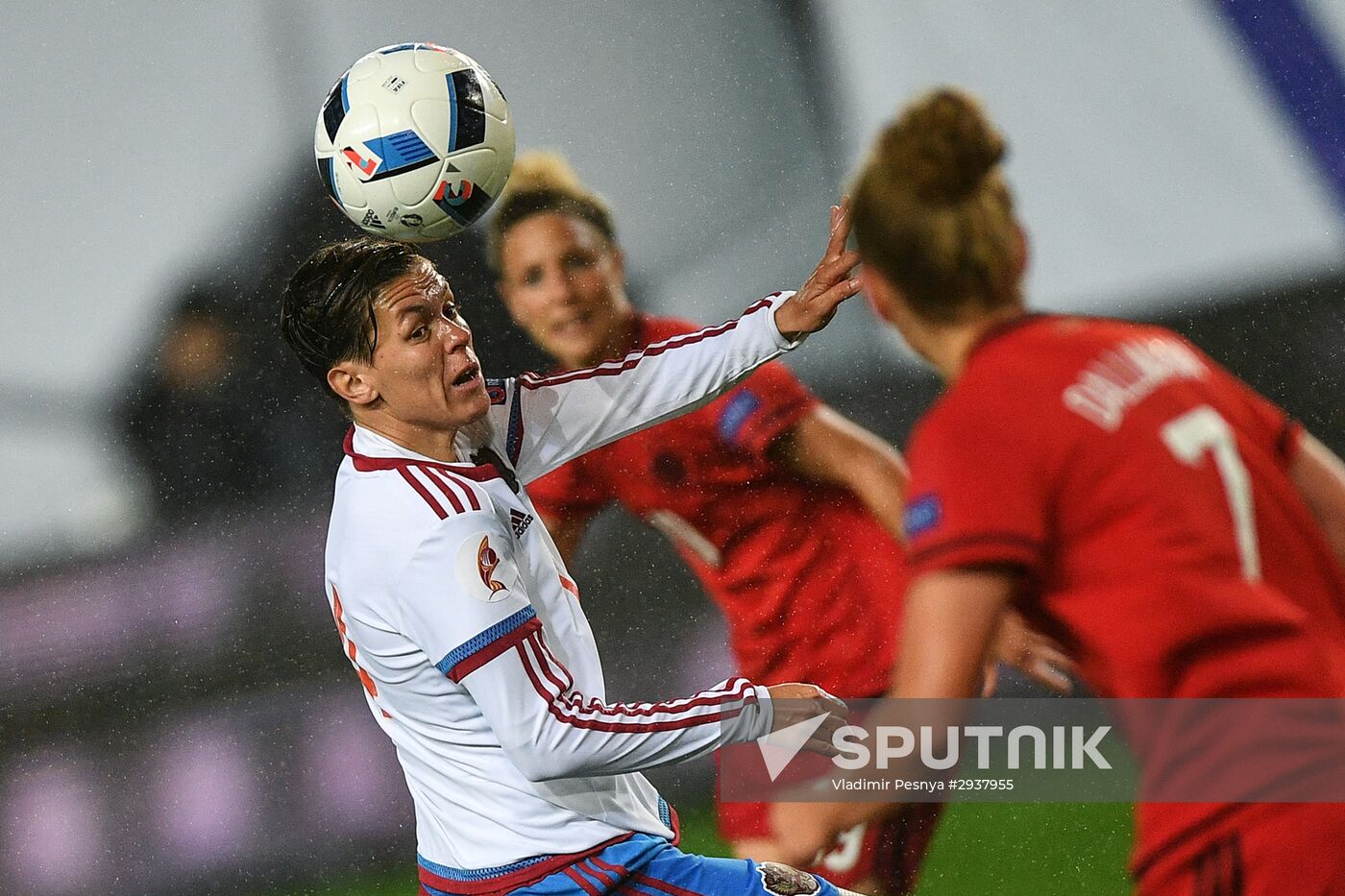 Football. UEFA Women's Euro 2017 qualifier. Russia vs. Germany