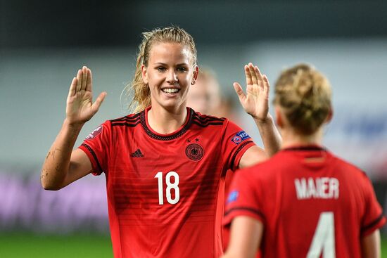 Football. UEFA Women's Euro 2017 qualifier. Russia vs. Germany