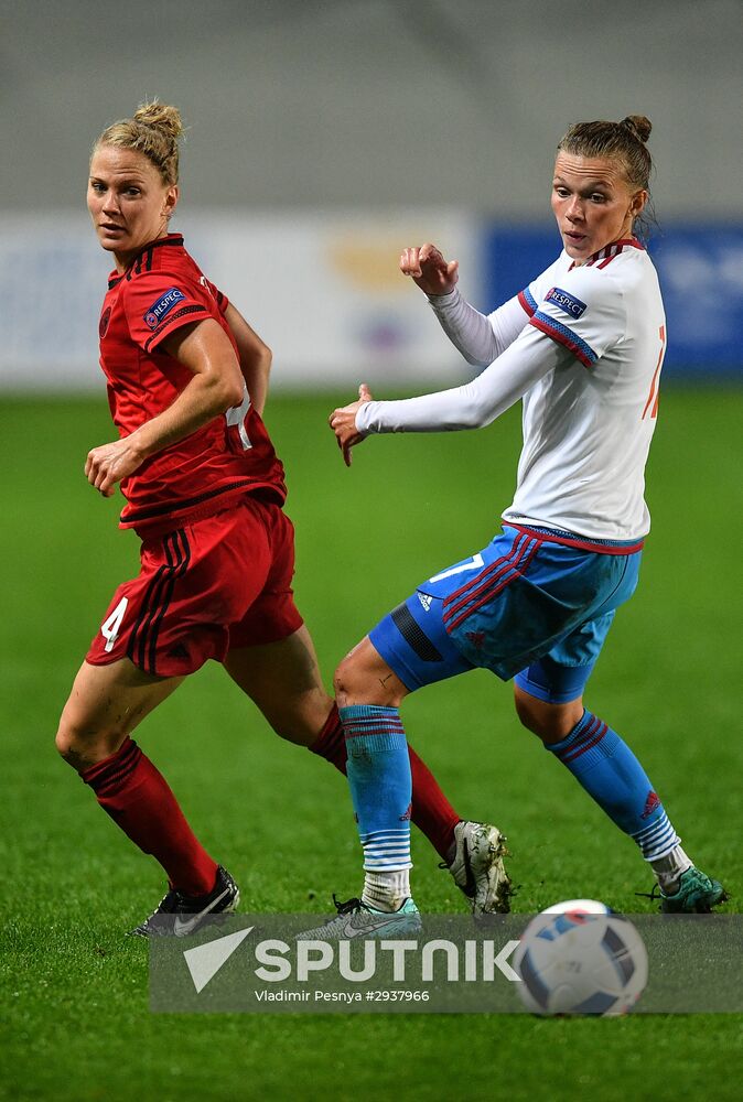 Football. UEFA Women's Euro 2017 qualifier. Russia vs. Germany