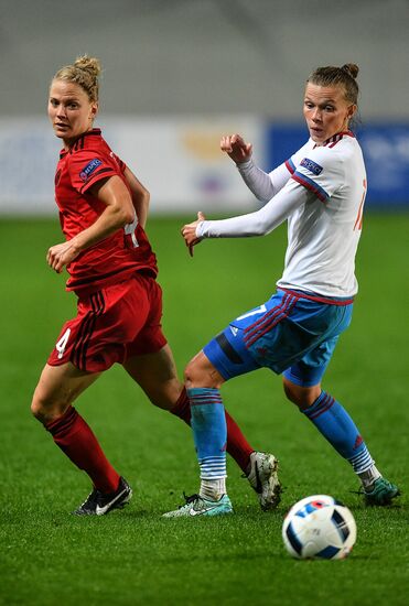 Football. UEFA Women's Euro 2017 qualifier. Russia vs. Germany