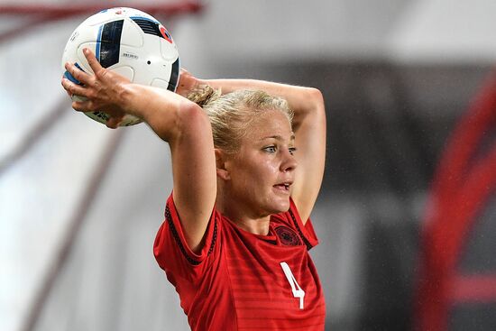 Football. UEFA Women's Euro 2017 qualifier. Russia vs. Germany