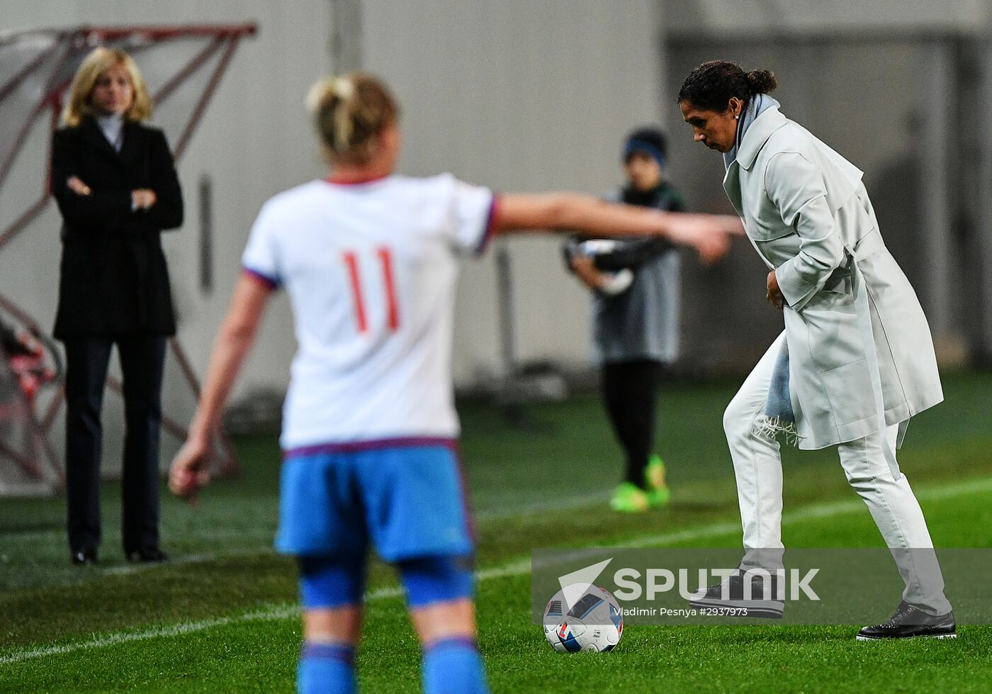 Football. UEFA Women's Euro 2017 qualifier. Russia vs. Germany