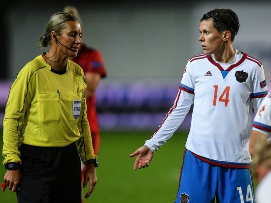 Football. UEFA Women's Euro 2017 qualifier. Russia vs. Germany