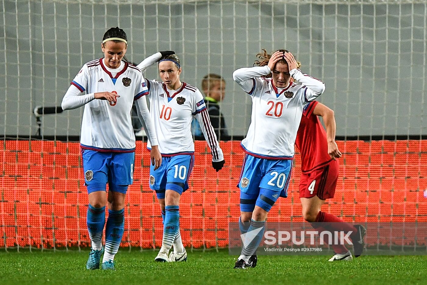 Football. UEFA Women's Euro 2017 qualifier. Russia vs. Germany