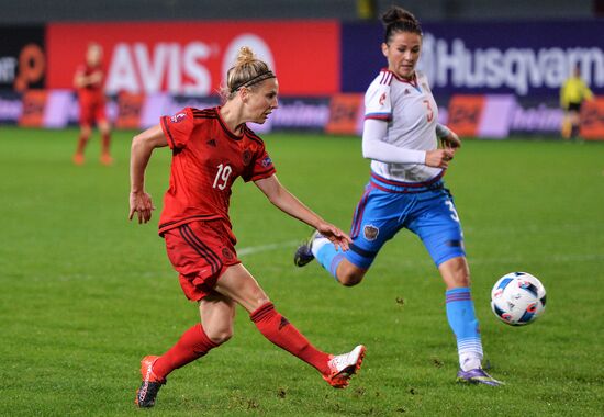 Football. UEFA Women's Euro 2017 qualifier. Russia vs. Germany