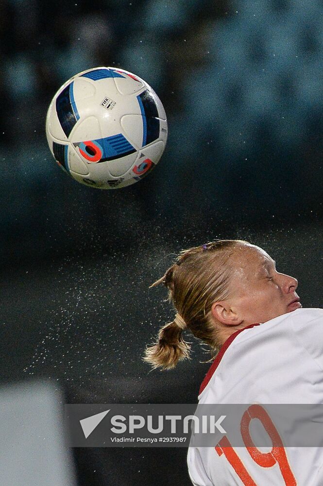 Football. UEFA Women's Euro 2017 qualifier. Russia vs. Germany