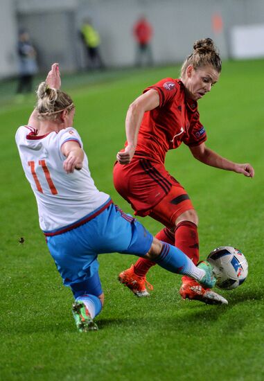 Football. UEFA Women's Euro 2017 qualifier. Russia vs. Germany