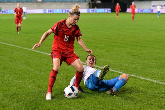 Football. UEFA Women's Euro 2017 qualifier. Russia vs. Germany