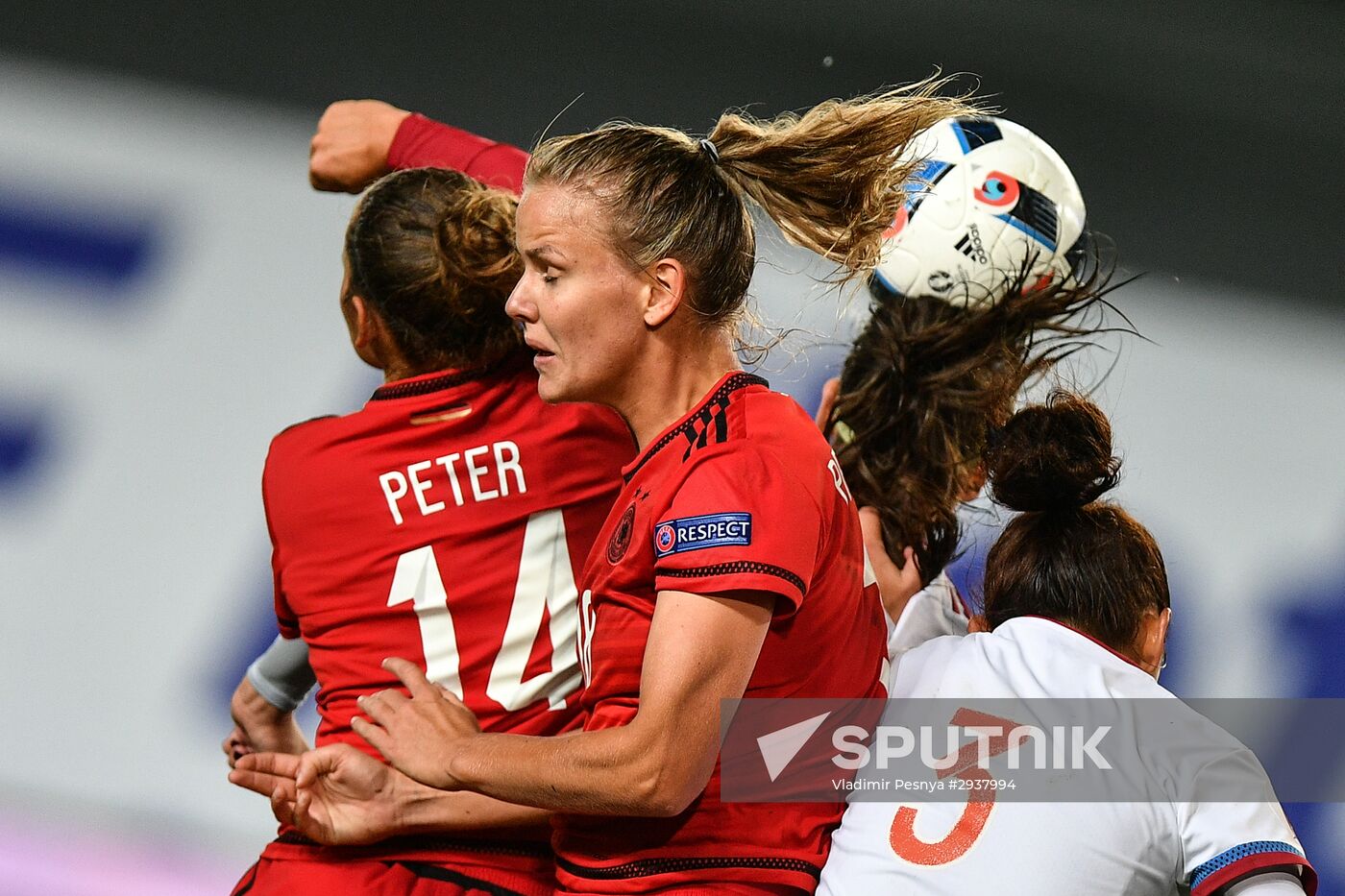 Football. UEFA Women's Euro 2017 qualifier. Russia vs. Germany