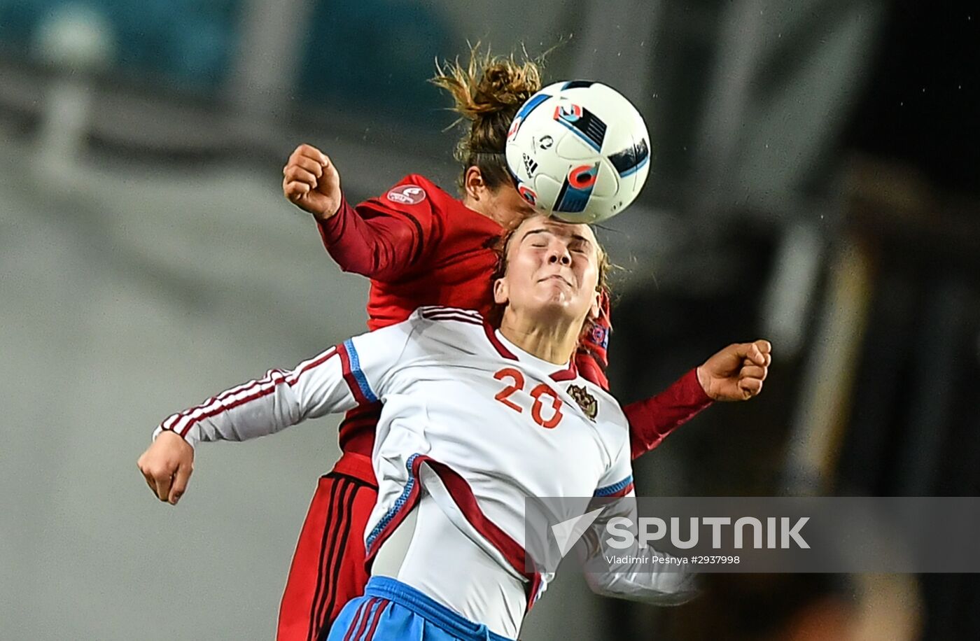 Football. UEFA Women's Euro 2017 qualifier. Russia vs. Germany