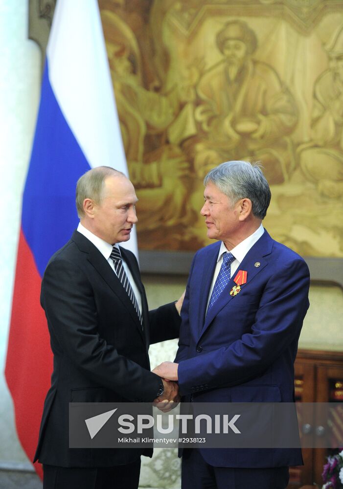 President Vladimir Putin's visit to Kyrgyzstan. Day two