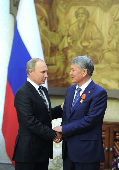 President Vladimir Putin's visit to Kyrgyzstan. Day two