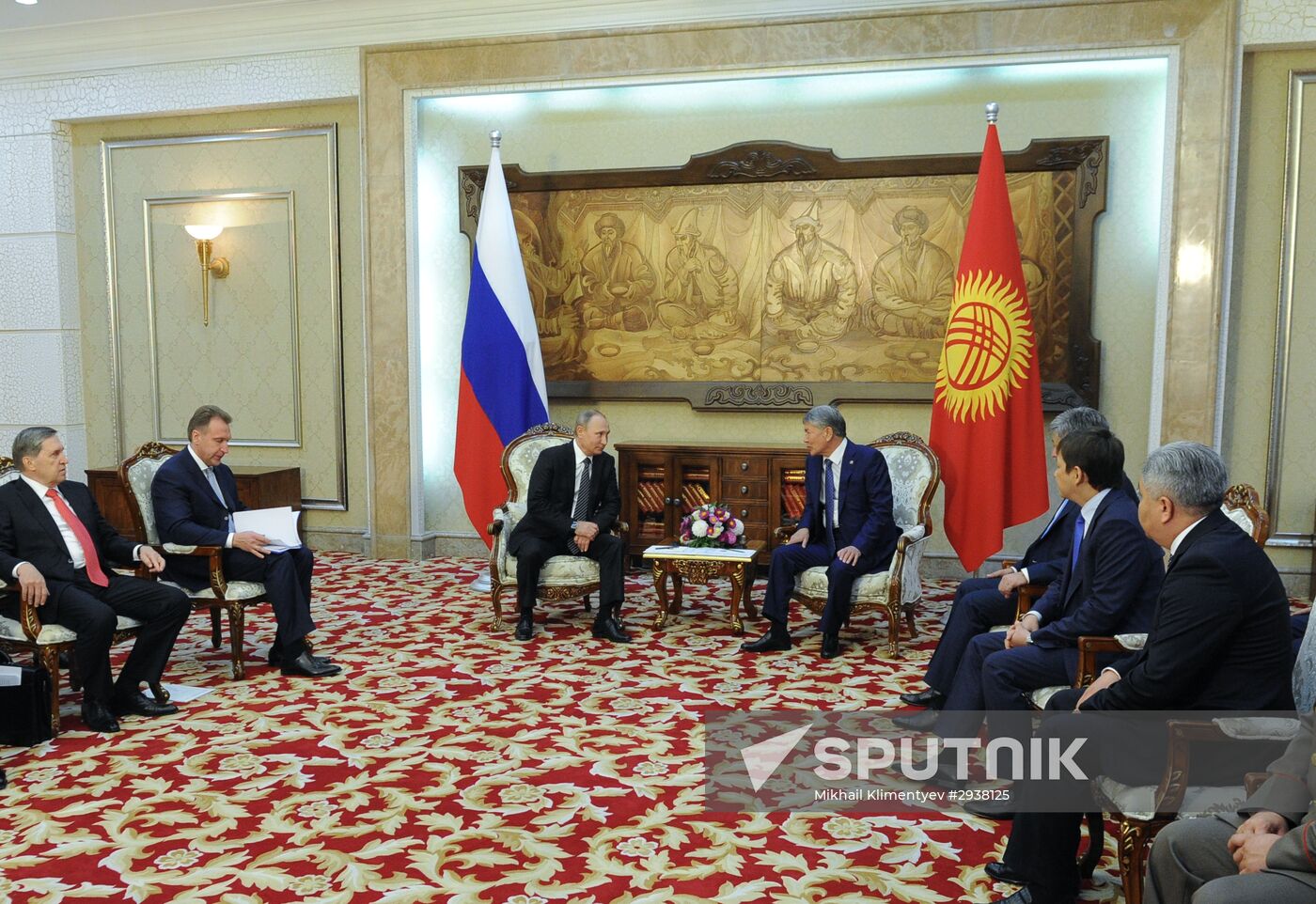 President Vladimir Putin's visit to Kyrgyzstan. Day two