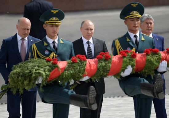 President Vladimir Putin's working visit to Kyrgyzstan. Day two