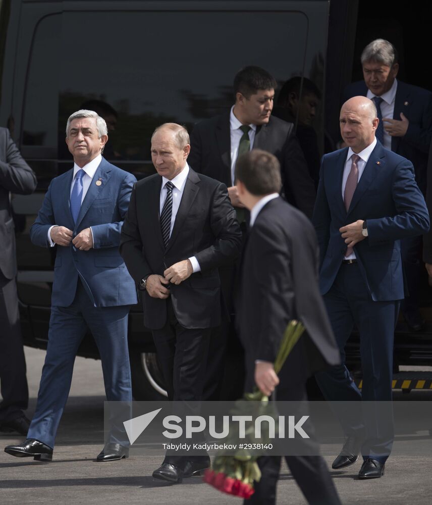President Vladimir Putin's visit to Kyrgyzstan. Day two