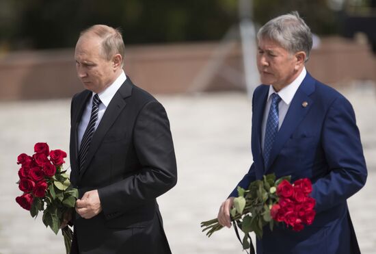 President Vladimir Putin's visit to Kyrgyzstan. Day two