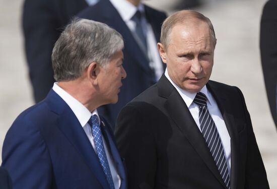 President Vladimir Putin's visit to Kyrgyzstan. Day two