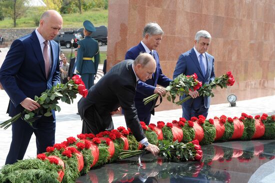 President Vladimir Putin's visit to Kyrgyzstan. Day two