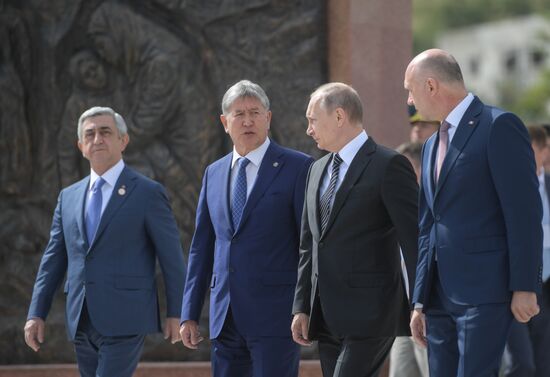 President Vladimir Putin's visit to Kyrgyzstan. Day two