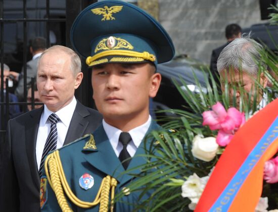 President Vladimir Putin's visit to Kyrgyzstan. Day two