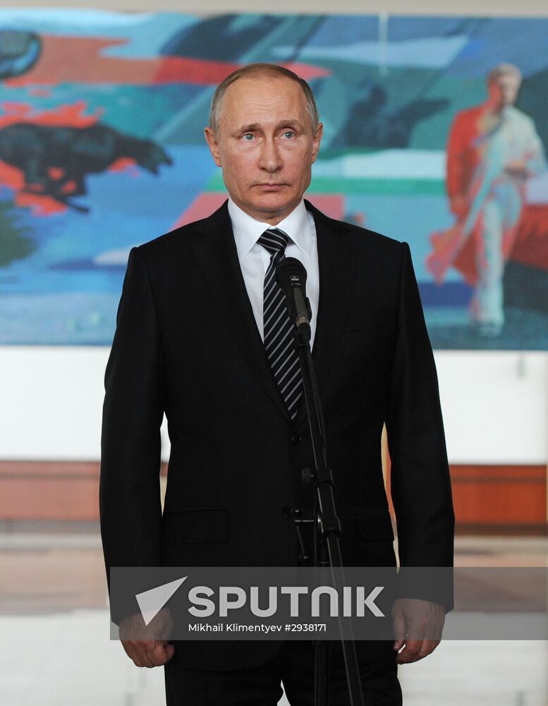 President Vladimir Putin's visit to Kyrgyzstan. Day two