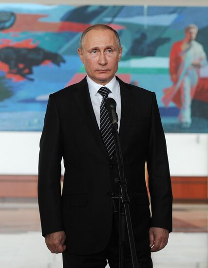 President Vladimir Putin's visit to Kyrgyzstan. Day two