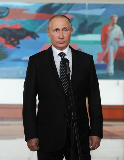 President Vladimir Putin's visit to Kyrgyzstan. Day two