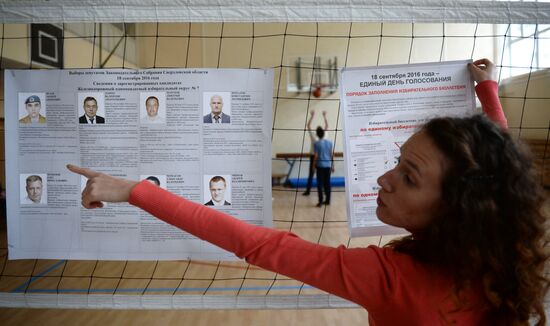 Polling stations prepare for elections
