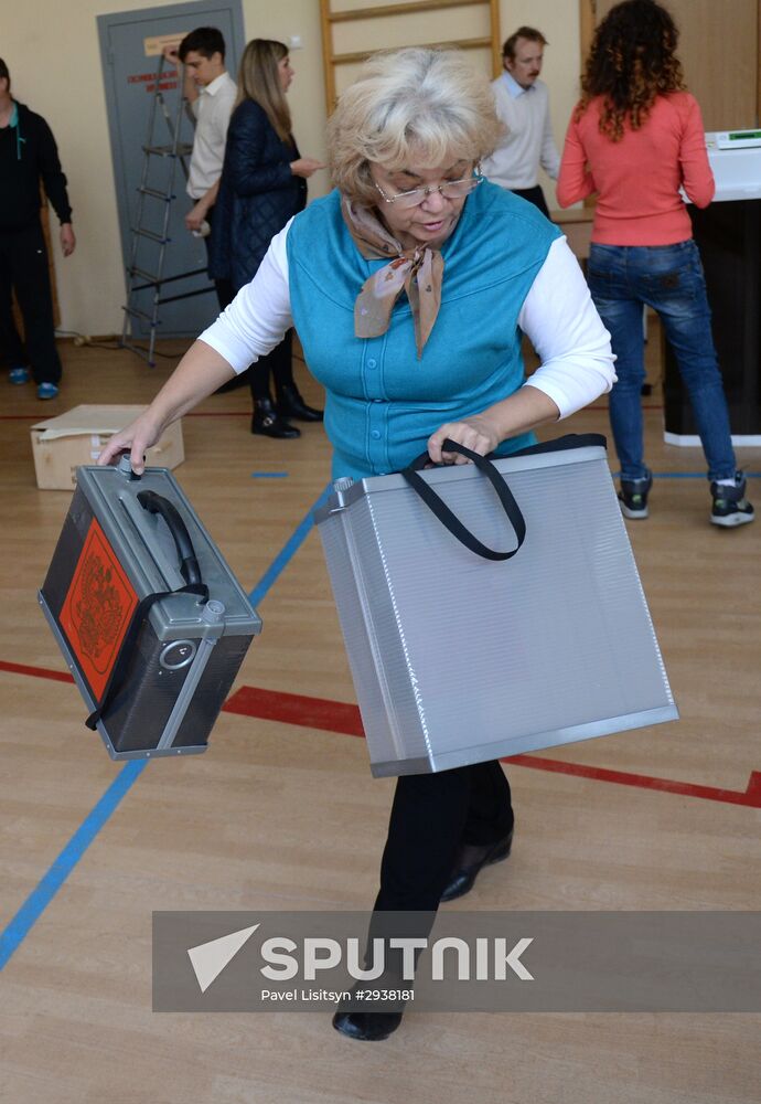 Polling stations prepare for elections
