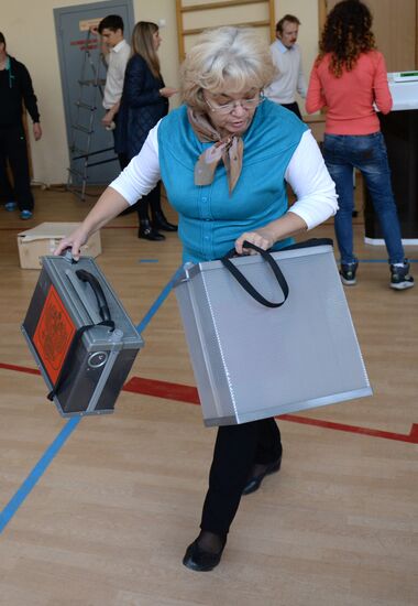Polling stations prepare for elections