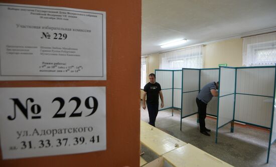 Polling stations prepare for elections