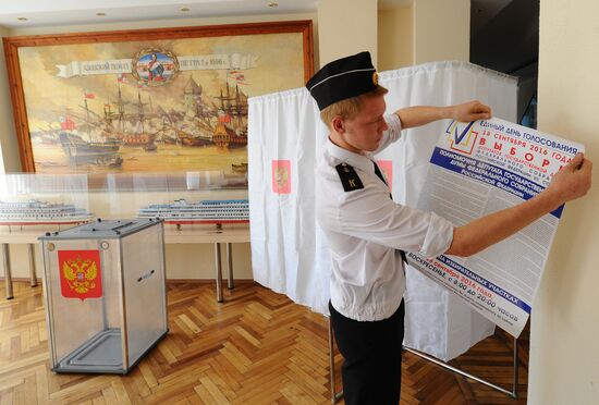 Polling stations prepare for elections