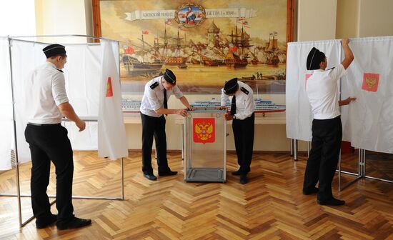 Polling stations prepare for elections