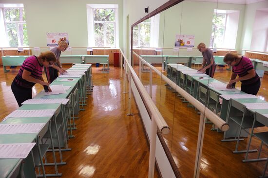 Polling stations prepare for elections