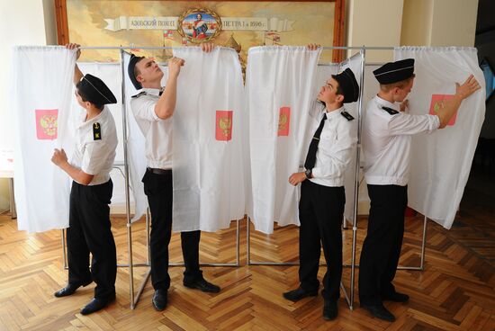Polling stations prepare for elections