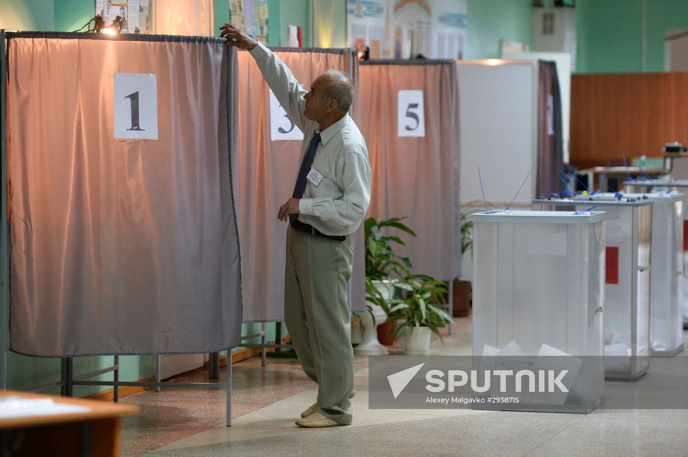 General election day in Russia