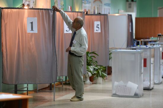 General election day in Russia