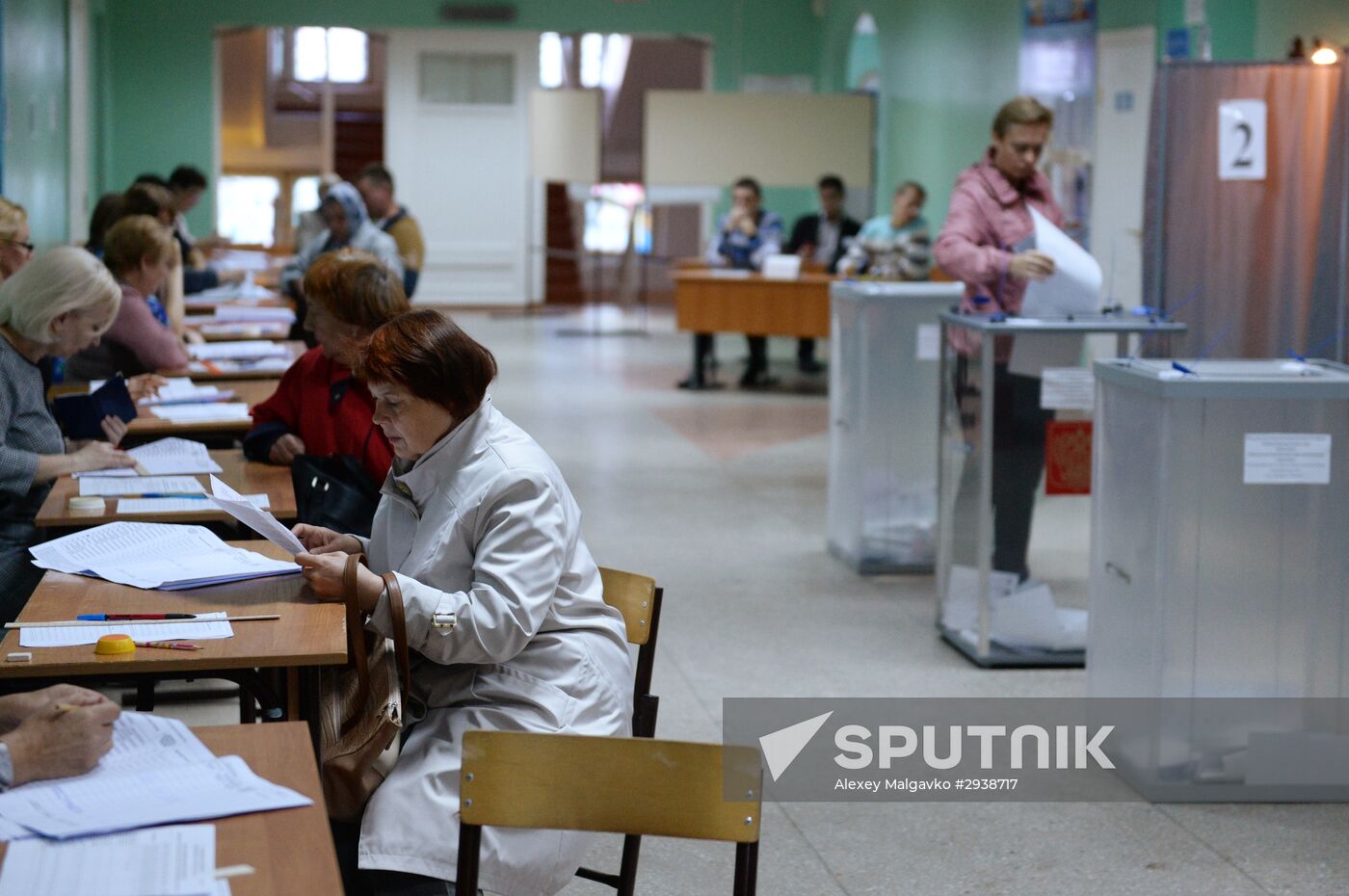 General election day in Russia