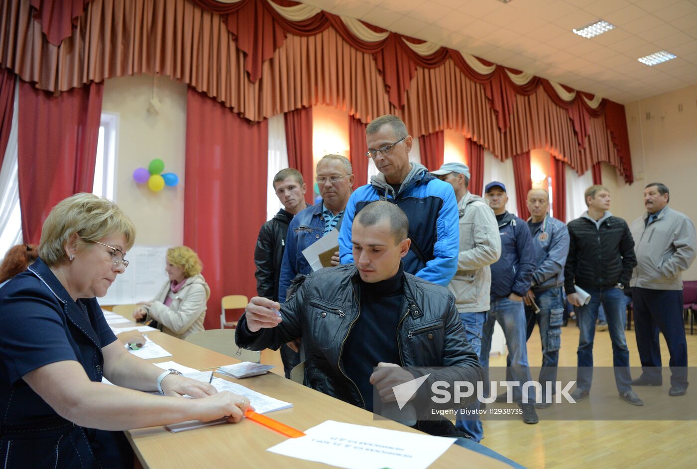 General election day in Moscow