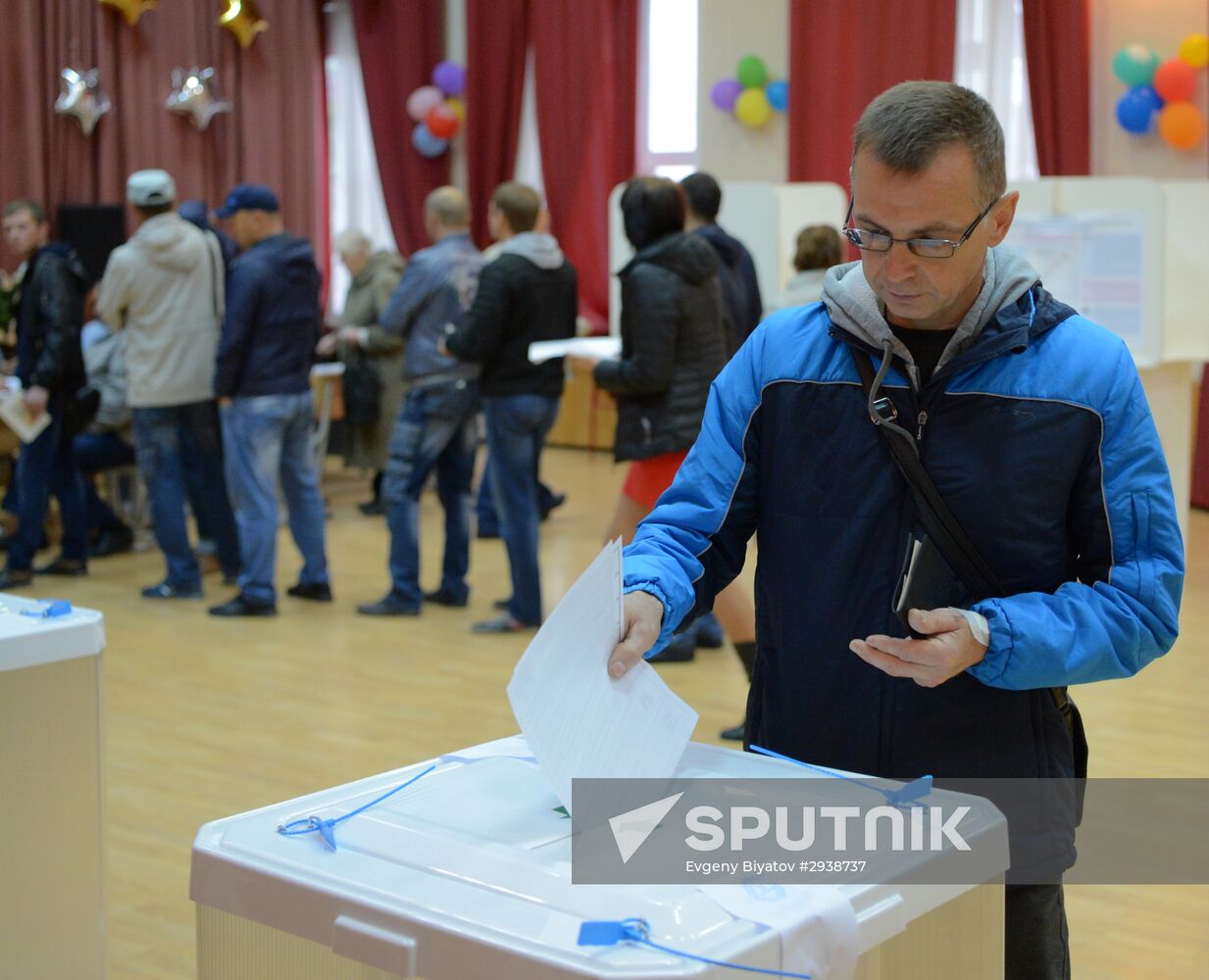 General election day in Moscow