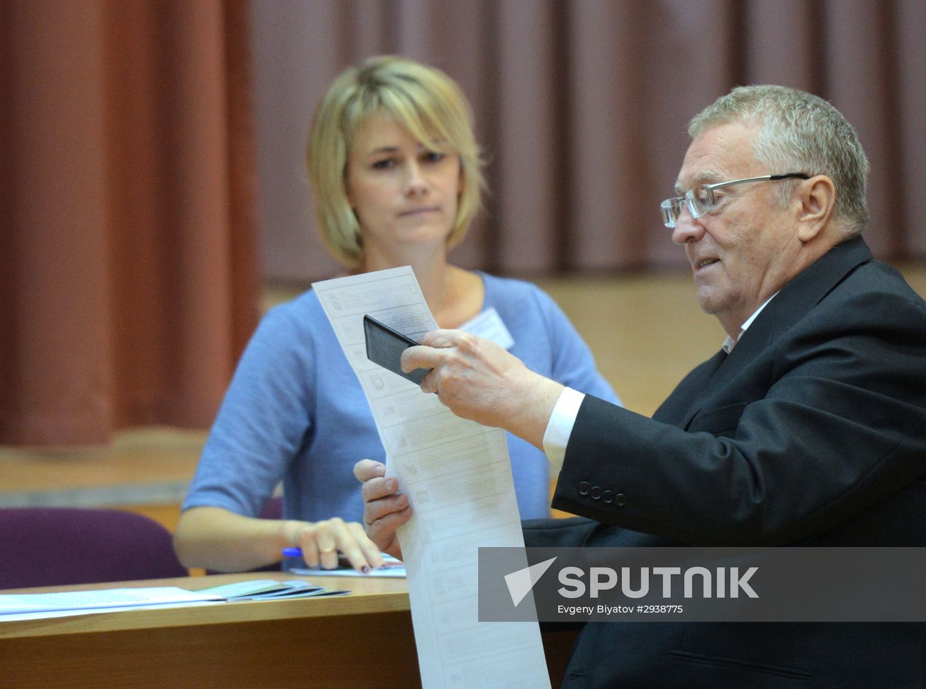 Public and political leaders vote on general election day