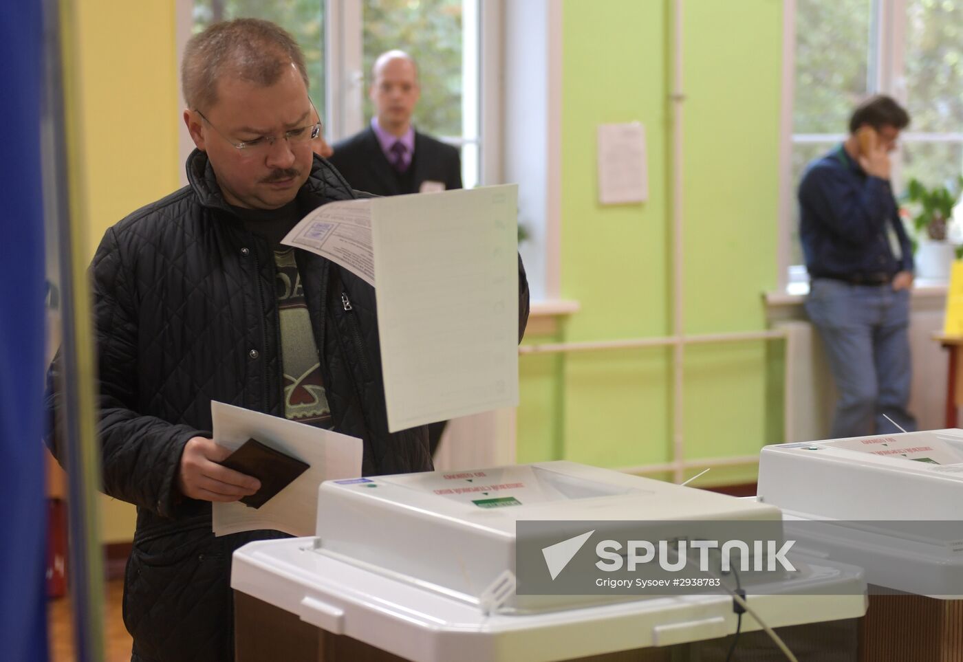 General election day in Moscow