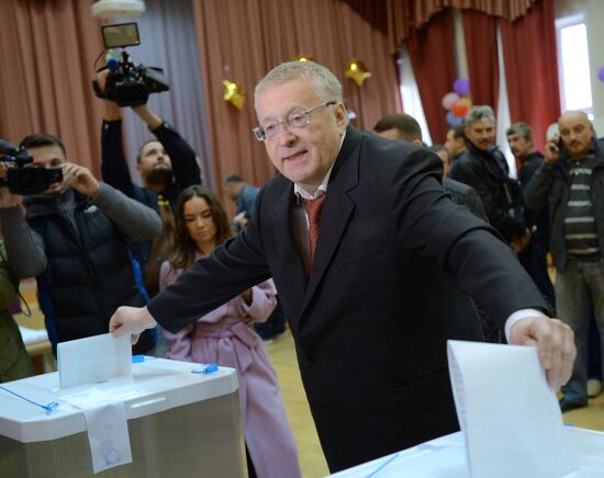 General election day in Moscow