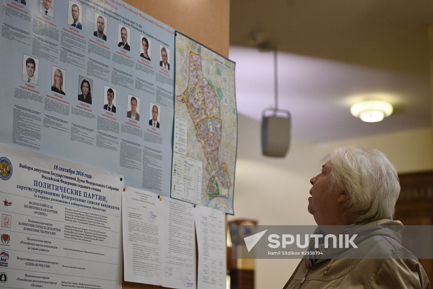 General election day in Moscow