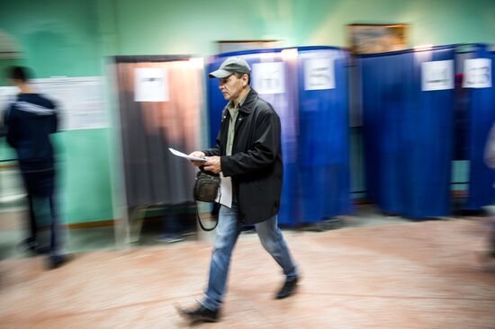General election day in Russia