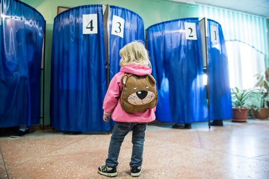 General election day in Russia