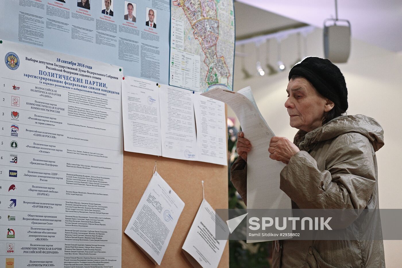 General election day in Moscow