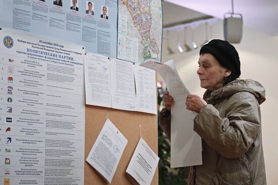 General election day in Moscow